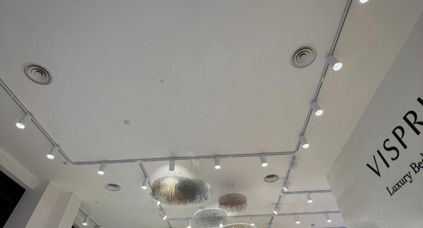 Commercial shop lighting in London