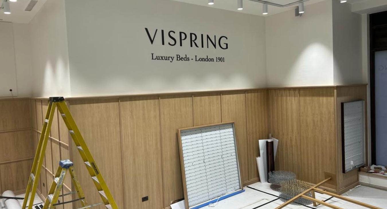 Commercial shop lighting in London