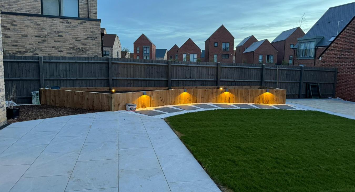 Garden Lighting Installation by BTM Solutions, Southend