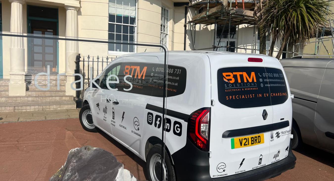 Drakes Hotel, Brighton - EV Charging Point Installation