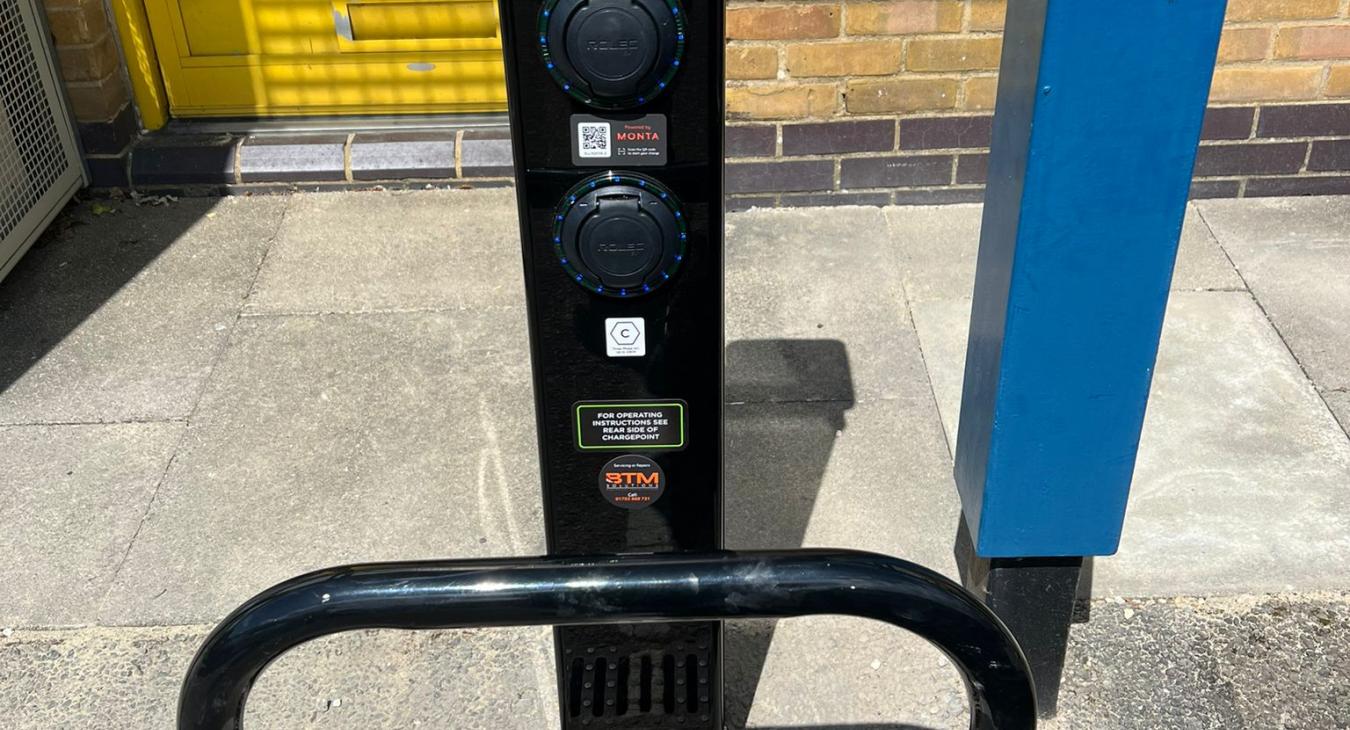 Rolec EV car charging point installed by BTM Solutions