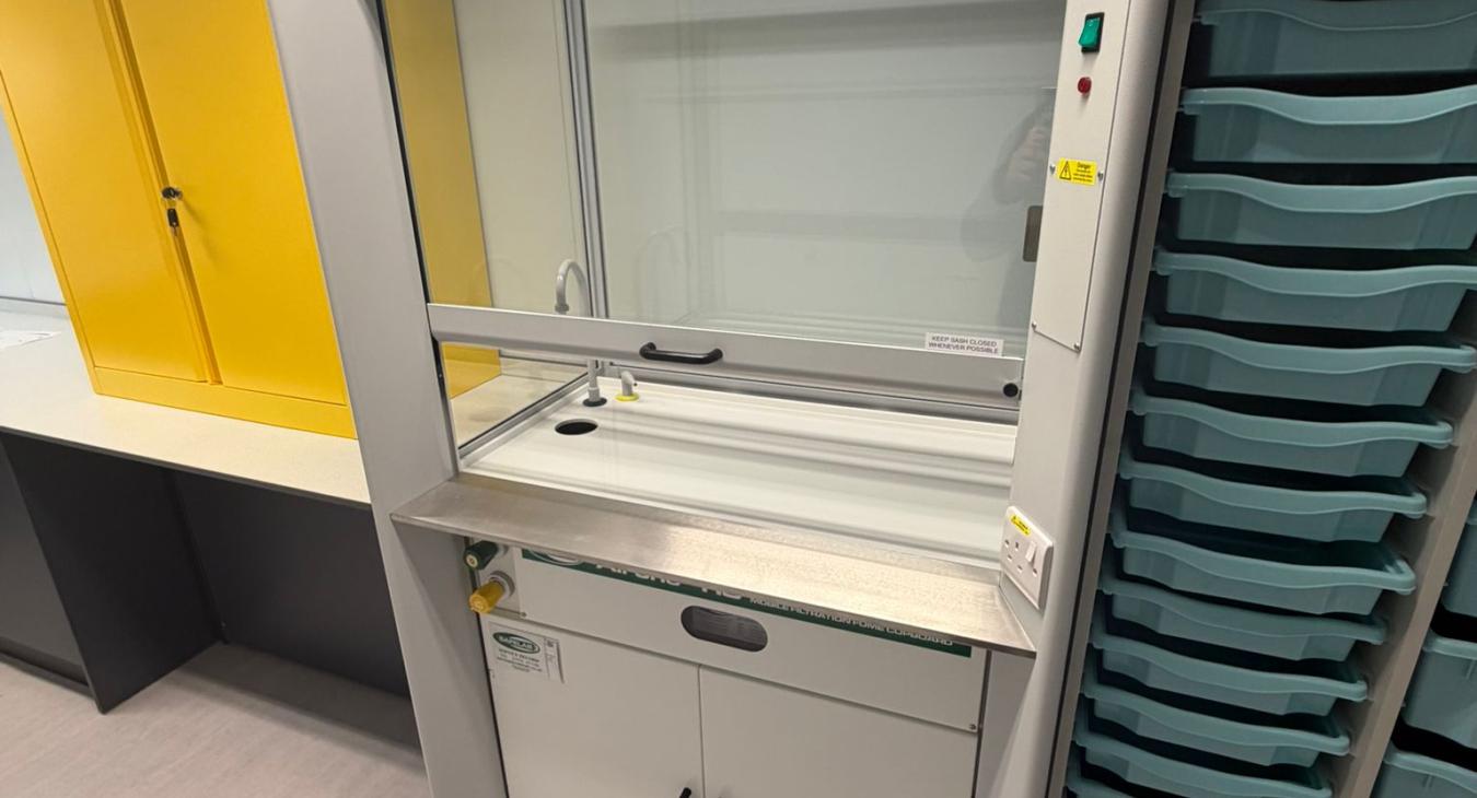 School science lab fit out, Essex