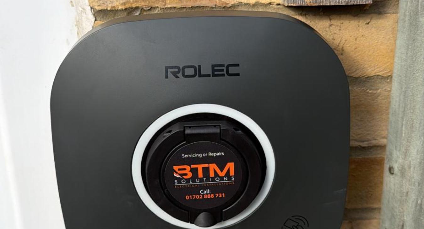 New Rolec EV charger, Essex