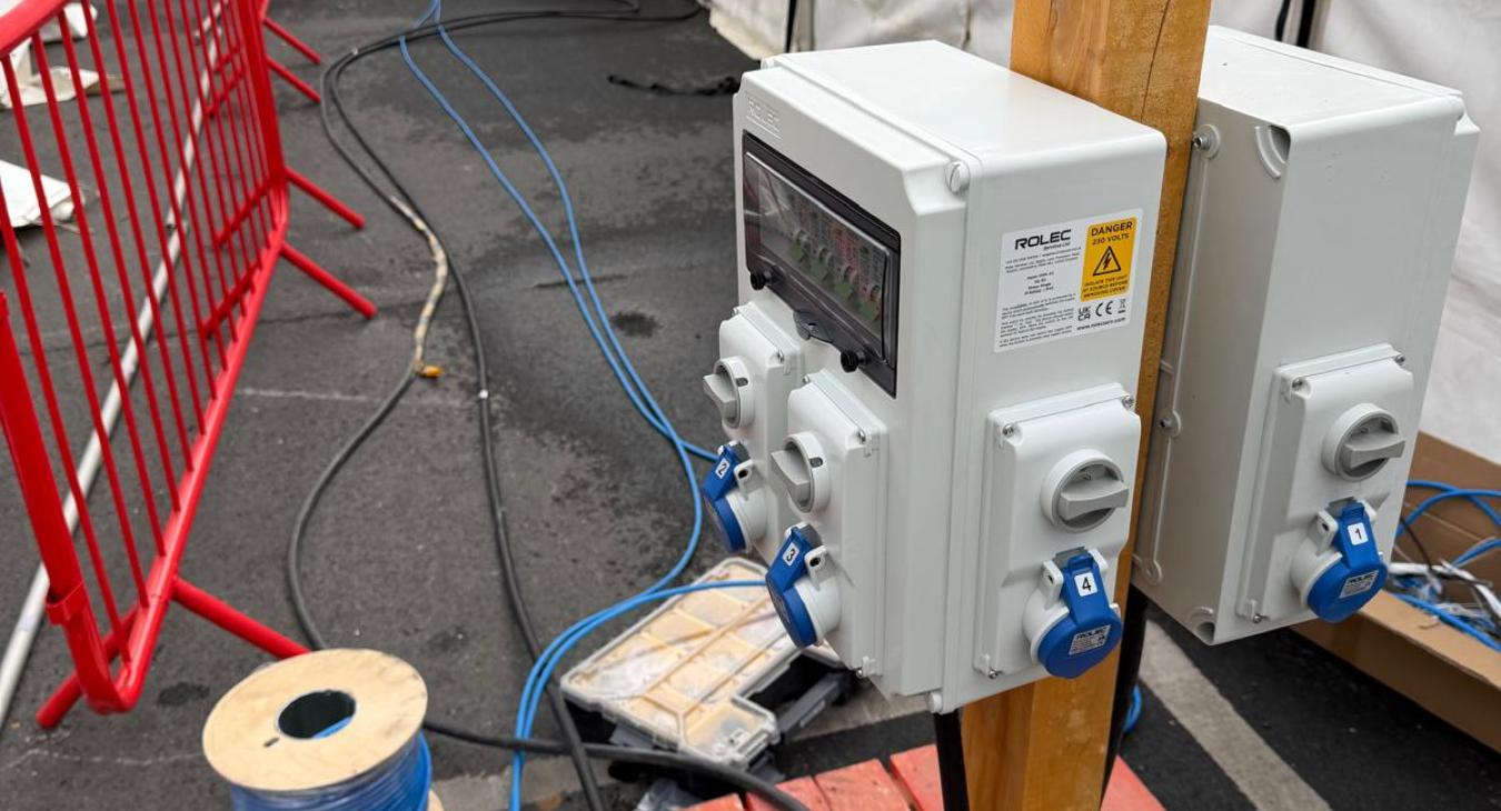 Temporary Electrics For Peri Fest, Essex